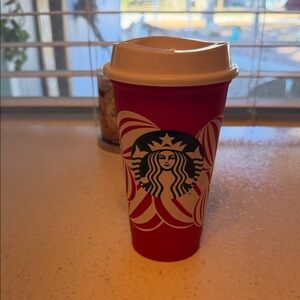 Starbucks Red and White Holiday Cup